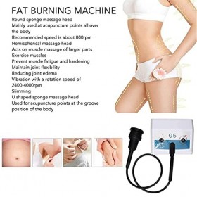 oiakus Machine de brûleur de Graisse à Vibration, Machine Amincissante de Massage Vibrant G5 à Haute fréquence, avec 5 têtes 