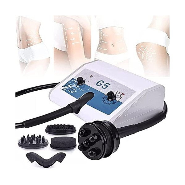 BATIVE G5 Vibrant Body Minceur Machine, 5 en 1 Haute Fréquence Graisse Réduire Masseur Électrique De Mise en Forme du Corps, 