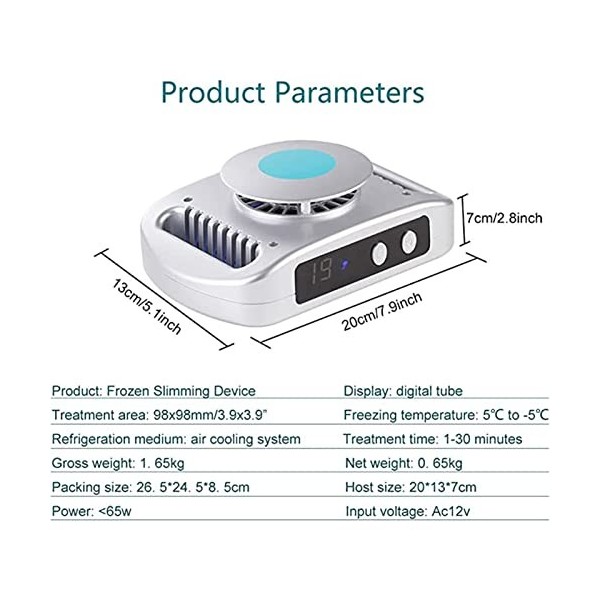 Appareil massage du corps, machine cryolipolyse Brûleur graisse Ceinture Freeze Fat Removal Machine, Body Shaping Machine, Su