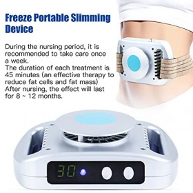 THREMA Masseur Anti-Cellulite Portable, Brûleur De Graisse du Ventre À Congélation des Graisses, Raffermissant Et Éliminant L