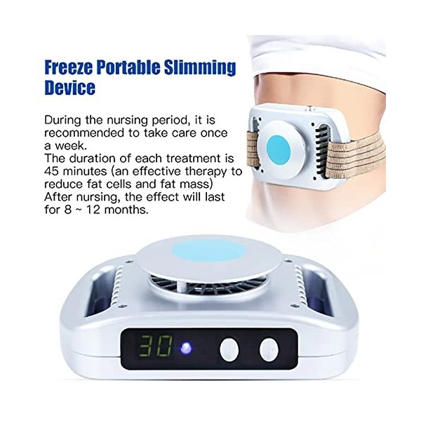 THREMA Masseur Anti-Cellulite Portable, Brûleur De Graisse du Ventre À Congélation des Graisses, Raffermissant Et Éliminant L