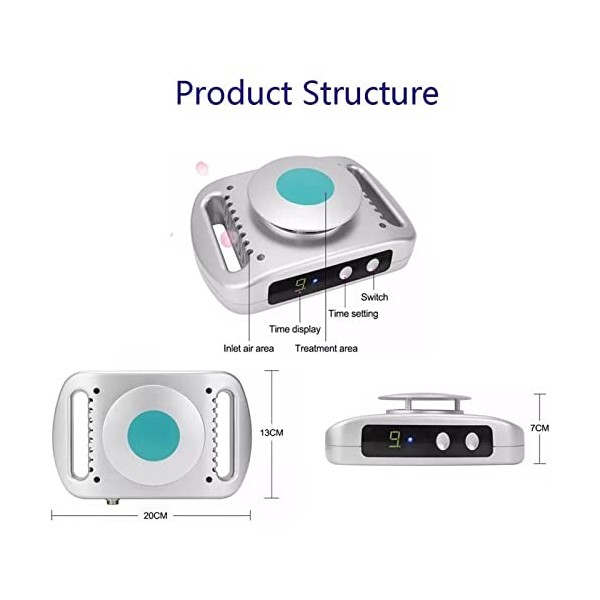 XJZHANG Machine Portative Délimination des Graisses par Congélation Brûleur De Graisse du Ventre Ceinture Lipolyse du Corps 