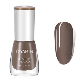 Silky Smooth Vernis à ongles brillant facile à décoller et à séchage rapide à base deau 8 ml J, taille unique 