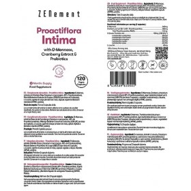 Proactiflora Intima | Inconfort Urinaire & Protection de la Flore Intime | Synergie Efficace avec Canneberge Cranberry , D-M