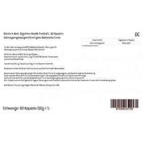 Doctors Best, Digestive Health Probiotic, Bacillus coagulans, 60 Capsules végétaliennes, Testé en Laboratoire, Sans Gluten, 