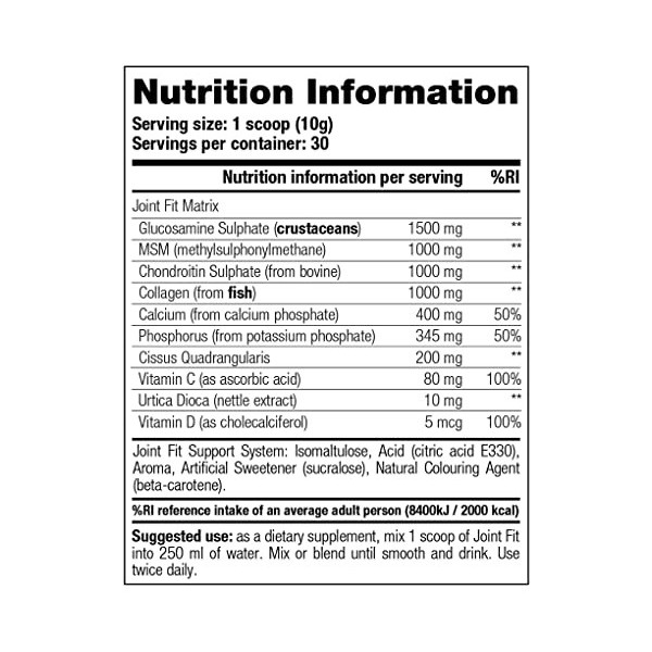 Stacker2 Joint Fit Glucosamine