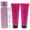Paris Hilton Paris Hilton For Women 4 Pc Gift Set 3.4oz EDP Spray, 0.34oz EDP Spray, 3.0oz Body Lotion, 3oz Bath and Shower G