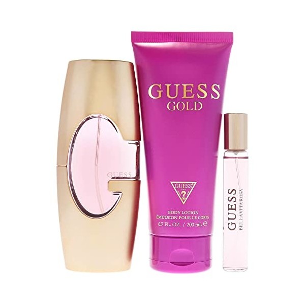 Guess Guess Gold for Women 3 Pc Gift Set