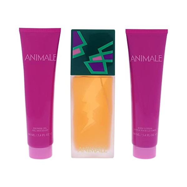 Animale Coffret Cadeau pour Femme 3 Pièces 1 Unité