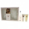 Jennifer Lopez Set Glow Eau de Toilette Spray 3,3 oz/Lotion Corporelle 2,5 oz/Gel Douche 2,5 oz