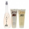 Jennifer Lopez Set Glow Eau de Toilette Spray 3,3 oz/Lotion Corporelle 2,5 oz/Gel Douche 2,5 oz