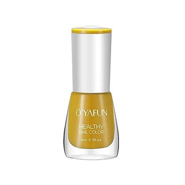 Silky Smooth Vernis à ongles brillant facile à décoller et à séchage rapide à base deau, 8 ml N, taille unique 