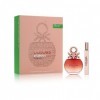 Benetton Rose Intenso Coffret cadeau Eau de toilette 80 ml + Mega Pulvérisateur 10 ml - Longue durée - Parfum intense, jeune 