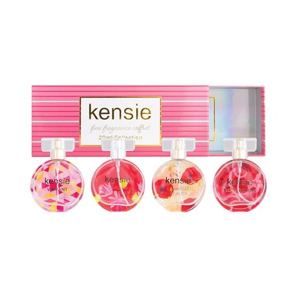 kensie Kensie Coffret de 4 pièces – Vibrant, Darling DayDream, Sunkissed Beauty, Rosy Bloom, 0,67 ml