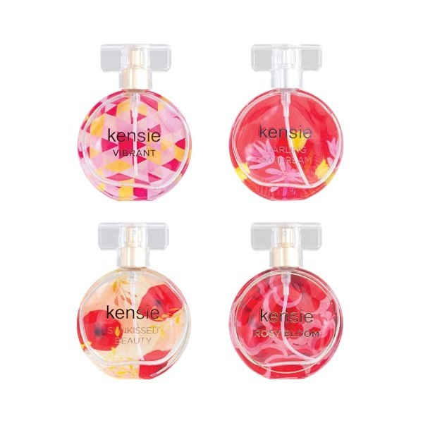 kensie Kensie Coffret de 4 pièces – Vibrant, Darling DayDream, Sunkissed Beauty, Rosy Bloom, 0,67 ml