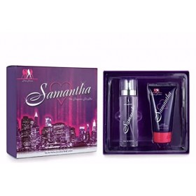 Samantha Lot de 2 parfums pour femme 100 ml Eau de parfum pour femme et lotion pour le corps 130 ml