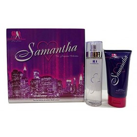 Samantha Coffret cadeau de 2 parfums pour femme – 100 ml Eau de parfum pour femme et lotion corporelle de luxe 200 ml