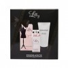 Corine de Farme - Coffret Inessance Lilly - Coffret Cadeau pour Femme - Eau de Parfum 50 ml et Crème Mains 100 ml - Parfum Fl