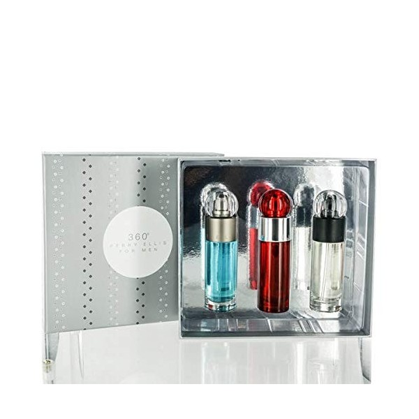 Perry Ellis 360 pour Homme 3 Pièces Coffret Cadeau 1 oz 3 Unités