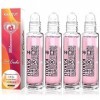 4Pcs Rollerball Parfum pour Hommes et Femmes Phéromone Parfum pour Romance feromone Parfum pour Femmes Érotique Intime Parten