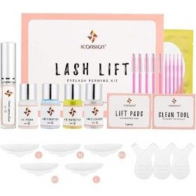 Kit Rehaussement de Cils,Kit de Cils Perm,kit dextension de Cils,Lash Lift Kit Eyelash Perming Kit Rehaussement Cils, Cils L