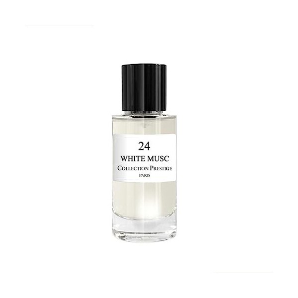 N°24 White Musc - Collection Prestige edition Privée Rose Paris - Eau de Parfum Haut de Gamme - Made in France