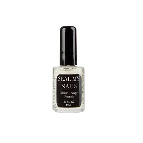 Dimples Seal My Nails Traitement fortifiant pour ongles fragiles avec calcium Base et top coat 15 ml