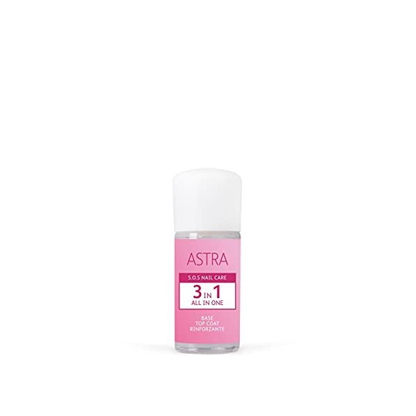 Base et top coat - 3 en 1 - All in One - 12 ml - Astra