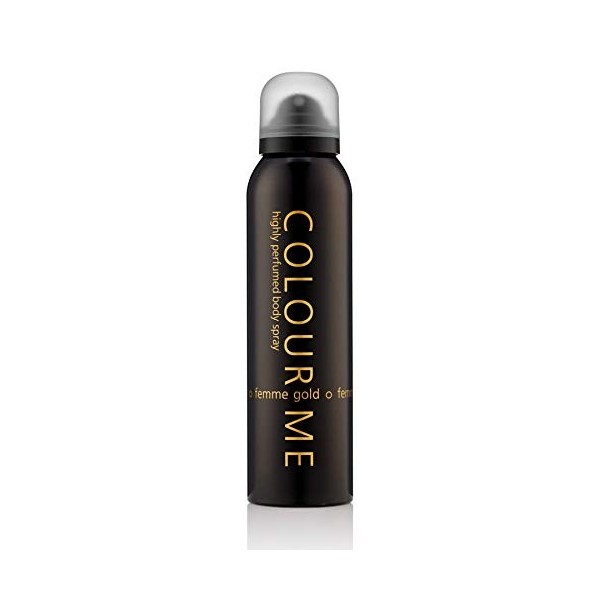 Colour Me Gold Femme - Fragrance for Women - Gift Set 100ml EDP/150ml Body Spray, by Milton-Lloyd