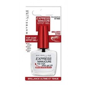 Maybelline New York - Express Manucure - Vernis à Ongles Top Coat - Effet Gel 3D