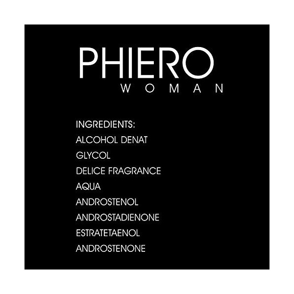 3 Phiero Woman Parfum avec phéromones pour femmes