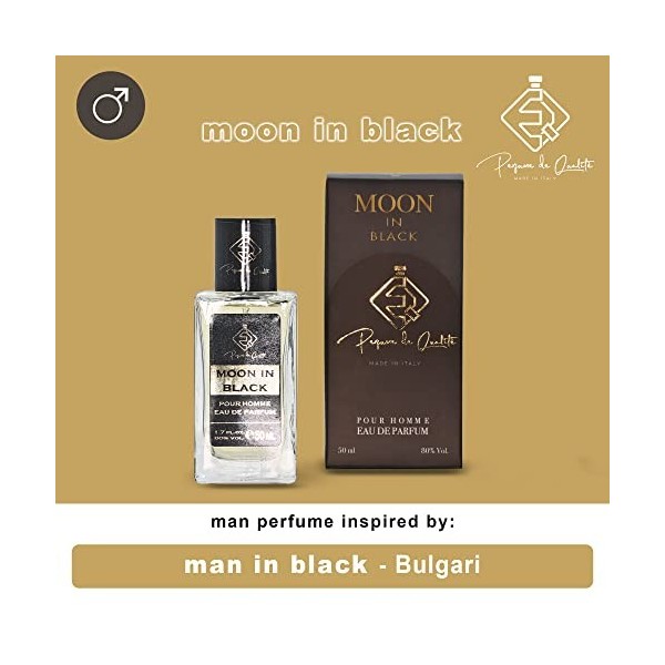 Moon in Black Parfum Equivalent pour Homme Compatible | Eau de Parfum 50 ml
