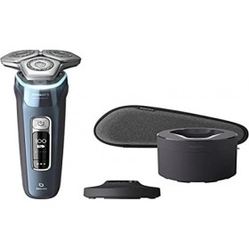 Philips Rasoir électrique Series 9000, chrome foncé, avec système de rasage  Lift & Cut et technologie SkinIQ, tondeuse escamotable, stylet à barbe,  socle de recharge, (modèle S9987/59) : : Hygiène et Santé