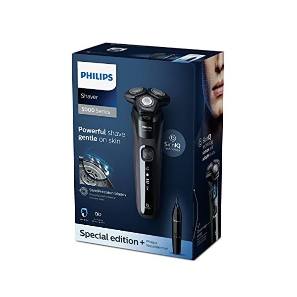 Philips SHAVER Series 5000 S5588/26 rasoir pour homme Rasoir rotatif Tondeuse Noir