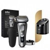 Braun Series 9 Pro 9417s rasoir électrique barbe homme, tête 4+1 avec tondeuse ProLiff  + Braun Centre SmartCare 5-en-1, Prog