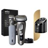 Braun Series 9 Pro 9425s rasoir électrique barbe homme, tête 4+1 avec tondeuse ProLift, étui de recharge PowerCase + Braun Ce