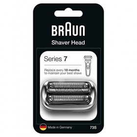 Braun Tête de rechange pour rasoir électrique Series 7, fixez facilement votre nouvelle tête de rasoir, argent & EasyClick Ac
