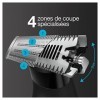 Braun Series XT5 Rasoir Électrique et Tondeuse Hybride Homme + King C. Gillette Nettoyant Pour La Barbe Et Le Visage 350 ml 