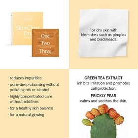 Filabé of Switzerland - Skin Clear Dry - Soin du visage pour peaux sensibles et sèches avec impuretés - Pack de 28 utilisatio