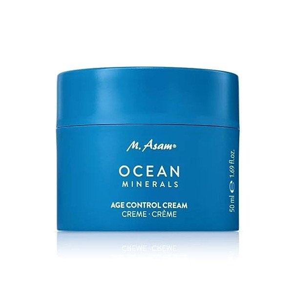 M. Asam OCEAN MINERALS Age Control Crème 24 h 50 ml – Crème visage régénérante aux actifs marins, gomme et comble visibleme