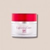 Biofresh cosmetics Rose of Bulgaria Crème blanchissante pour le visage avec filtre UV – Soin du visage à leau de rose pour f