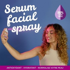 BIO Sérum Visage Spray Antipollution Brume Hydratante et Rafraîchissante Antioxydante Fixe le Maquillage 50 ml - Vidament