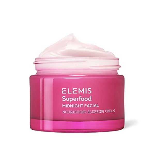 ELEMIS Crème de jour prébiotique aux superalimets pour reconstituer, hydrater et protéger+ ELEMIS Superfood Midnight Facial, 