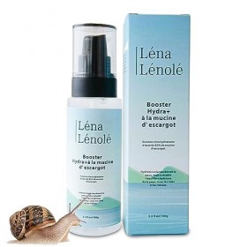 Léna Lénolé Booster Hydra+ à la Mucine dEscargot - Essence de Beauté à Base de Sécrétion Filtrée de Bave dEscargot Riche en