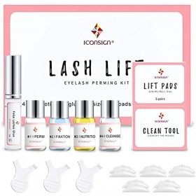 Rehaussement de Cils Waterproof Kit,Bestauty Lash Lift Kit,Courbure Naturelle Longue Durée des Cils