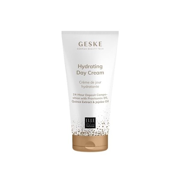 GESKE | Crème de jour hydratante | Soin de jour visage | Quotidien | Tous types de peau | Hydratante | Formule végan sans cru