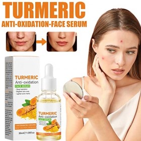 Turmeric Serum, Turmeric Dark Spot Corrector Serum, Turmeric Sérum Réparateur, Turmeric Repair Face Serum, Serum Anti Tache, 
