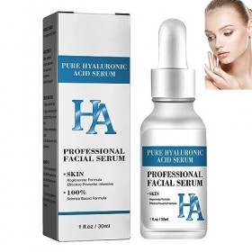 Sérum Anti-Vieillissement Acide Hyaluronique,Essence pour le Visage à lAcide Hyaluronique,Serum Visage de Collagene Hydratat