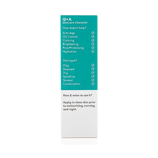 Q+A Niacinamide Serum, 30ml