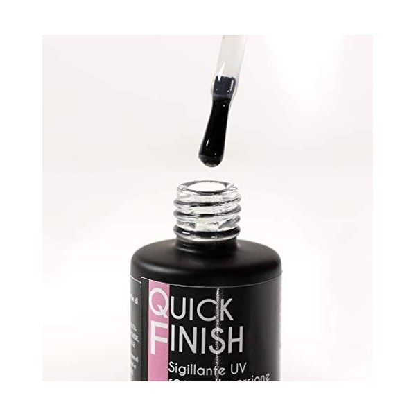 Top Coat gel UV brillant Quick Finish ultra brillant, ne coule pas 15 ml